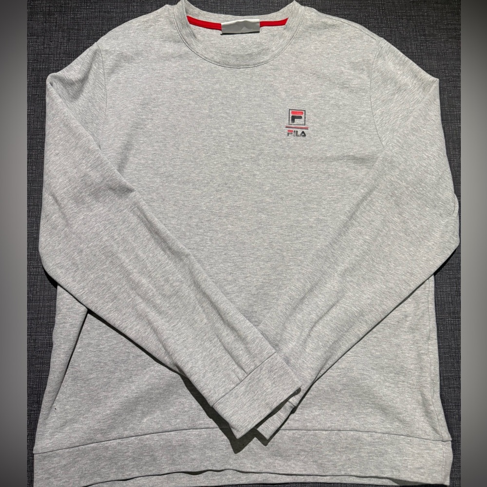 FILA Men's Gray long sleeve